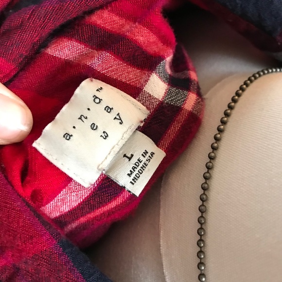 Red/Blue Flannel - Picture 4 of 4